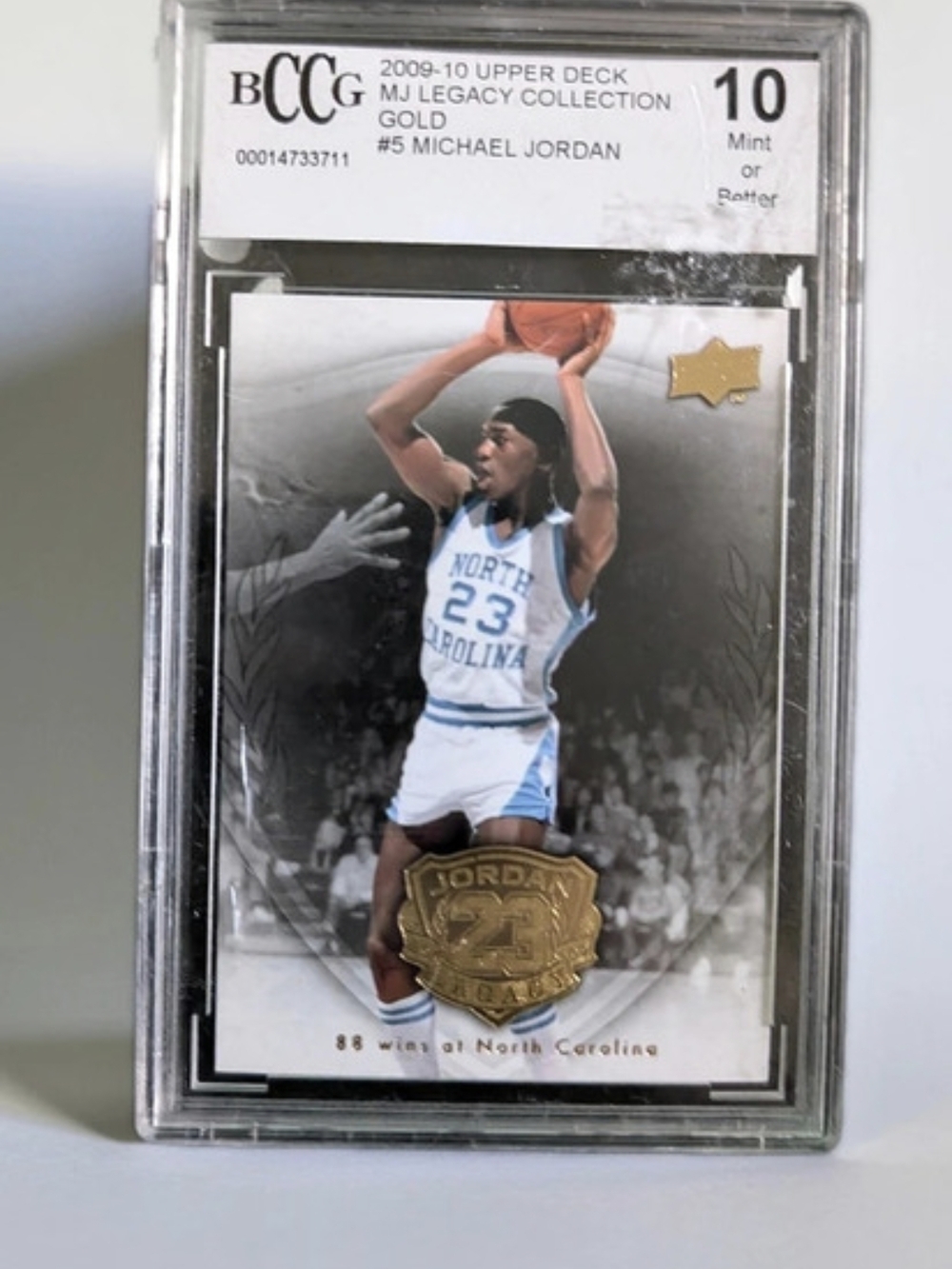 Upper Deck 2009-10 Upper Deck MJ Legacy Collection Gold #5 Michael Jordan MJ